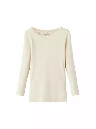 NAME IT | Mädchen Langarmshirt NMFKAB | creme